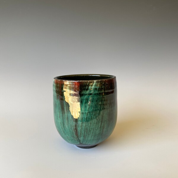 Tea Cup, Handmade Ceramic Cup, YUNOMI TCNV21OROS4