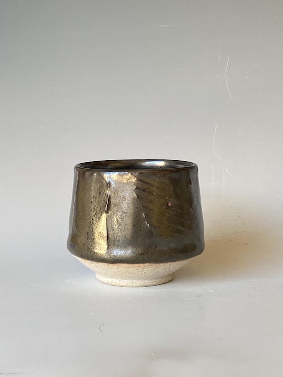 Handmade Textured Yunomi, Ceramic Tea Cup - 6 oz TCDC5TB27