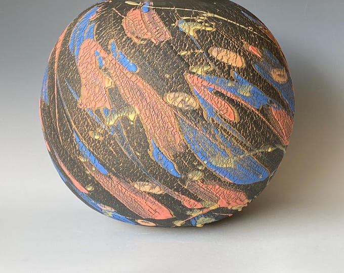 Somewhere in the Universe, Handmade Pottery Sphere, CVNV5SLP25