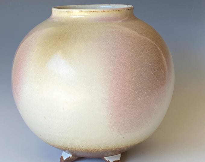Handmade Ceramic Moon Jar, Vast Horizon Pottery Vase, CVSP5WW17