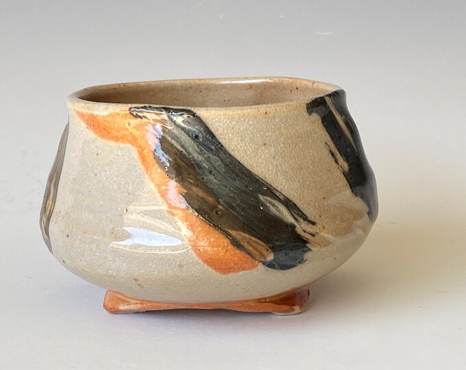 Twisted Tea Bowl Series, Handmade Ceramic Tea Bowl, CCMY4TWS22