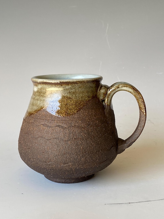 Black Mountain Mug, Handmade Ceramic Coffee Mug, CMJN6CH22