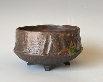 Black Mountain Ceramic Tea Cup: Handmade Unglazed Stoneware, 10 oz
