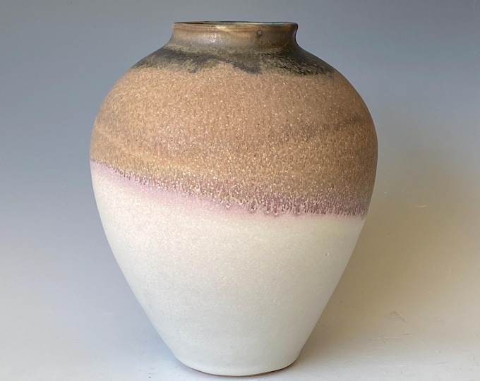 Handmade Ceramic Vase, Distant Hills, Pottery Vase, CVSP5CLD13