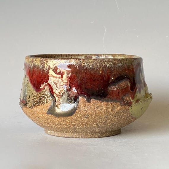 Handmade Ceramic Tea Bowl, Chawan TBDC5SLP35