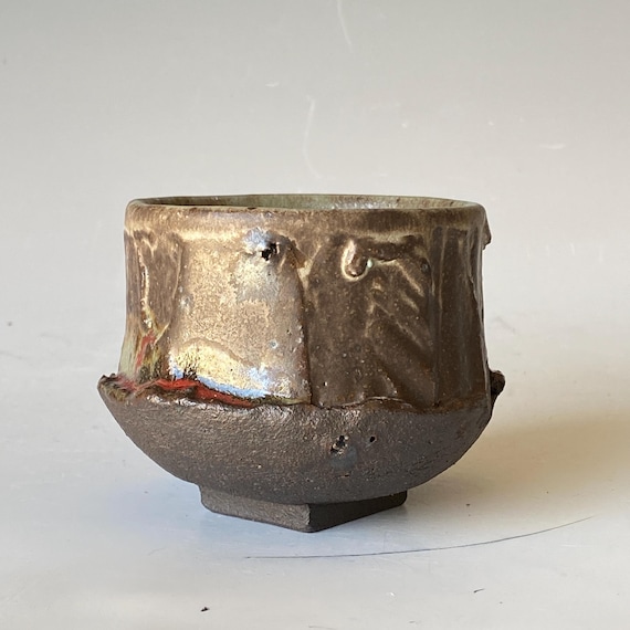 Handmade Black Mountain Ceramic Tea Cup, TCMH6BM43