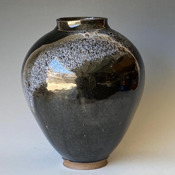 Milky Way, Handmade Ceramic Vase, CVJN6BLK13