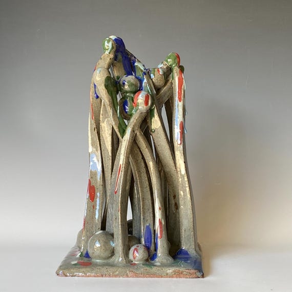 Handmade Ceramic Sculpture, Home Decor, CSJN6CLR8