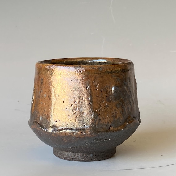 Handmade Black Mountain Ceramic Tea Cup, TCMH6BM37