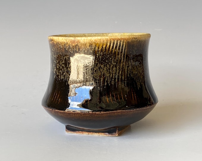 Dark Brown Cup, Handmade Ceramic Tea Cup TCMC5CAM13