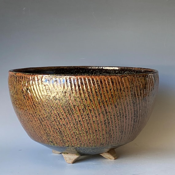 Large Textured Bowl, Handmade Ceramic Bowl, CBMH6TD21