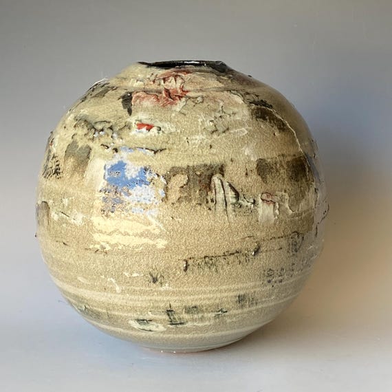 Distant Hills, Handmade Ceramic Sphere CVAP6CLR4