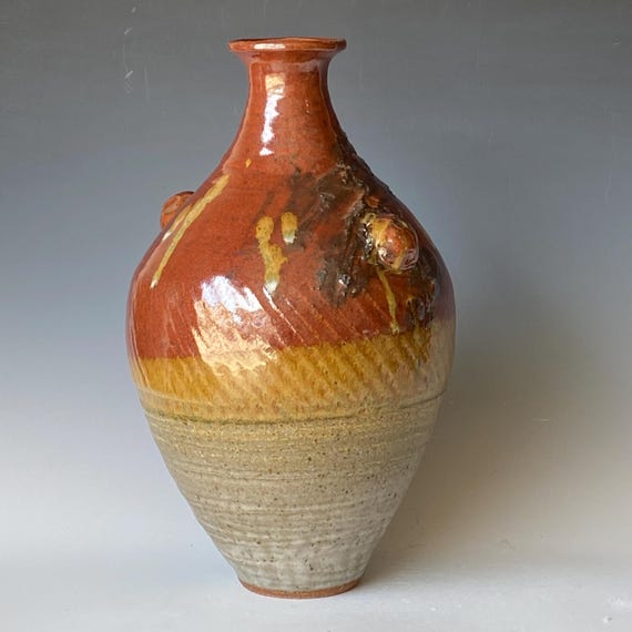 Impact, Textured Handmade Vase, CVNV5OH15