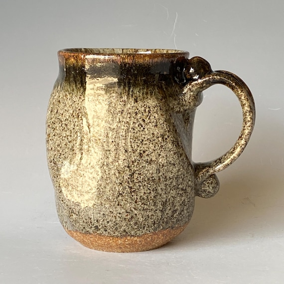 Twisted Handmade Ceramic Coffee Mug, CMJN6CLR33