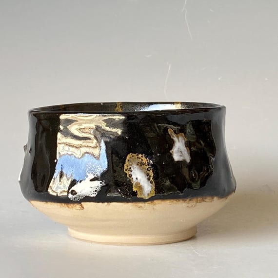 Handmade Ceramic Tea Bowl, Chawan TBDC5SLP36