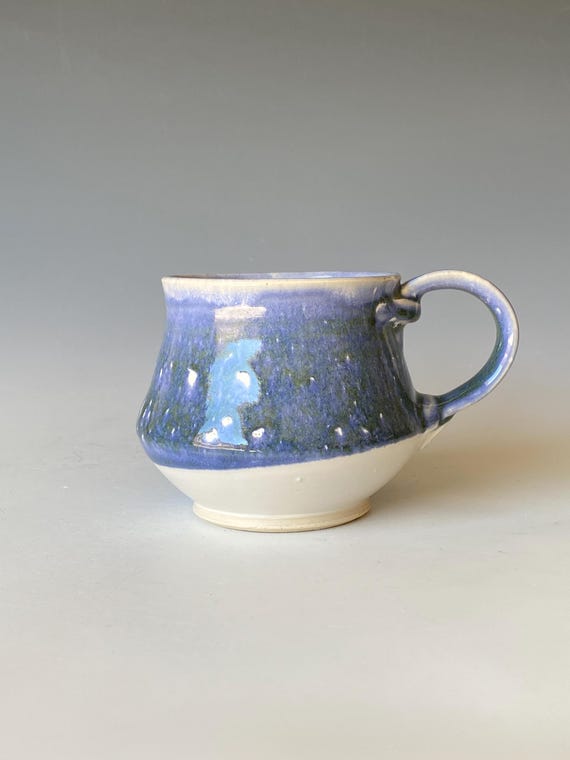 Handmade Ceramic Coffee Mug with Shade Of Blue,  CMSP4JDOW13