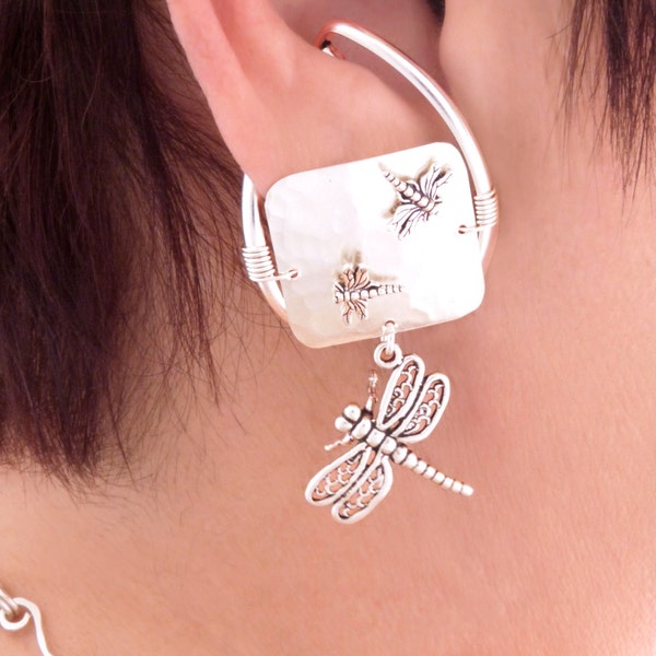 Dragonfly Ear Cuff Etsy