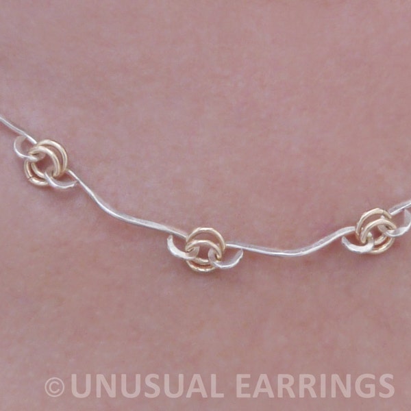 Mixed Metals Collar Necklace