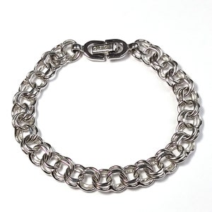 MONET Chain Bracelet Silver Tone Vintage