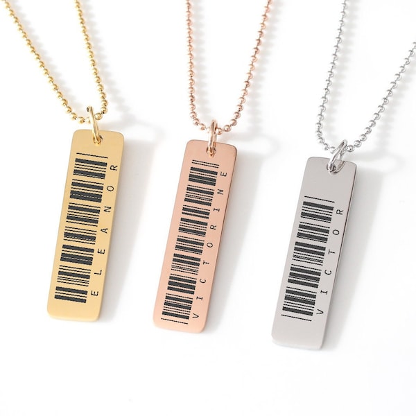 Momentum necklace with barcode Outlet