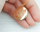 Locket Necklace, Personalized Photo Picture Necklace. Small Locket Rose Gold Silver Wedding Jewelry Birthday mothers day gift mom name