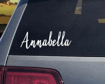 Custom Name Car Decal