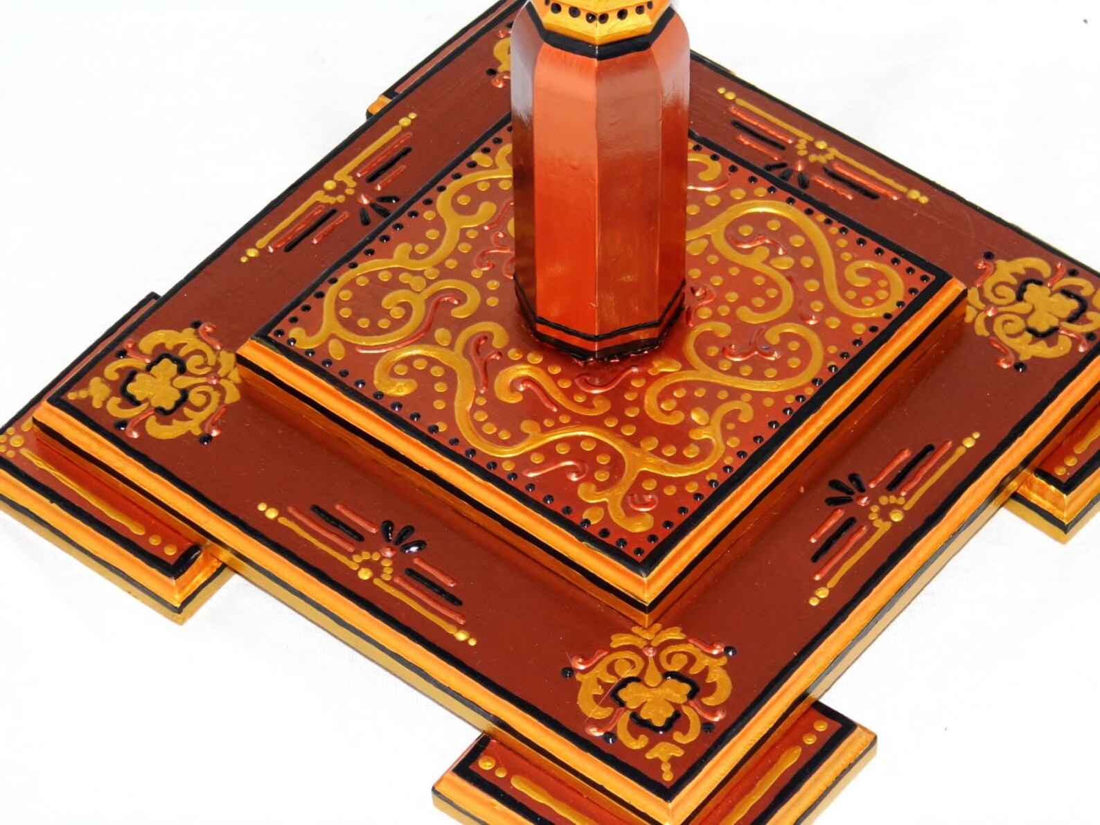 COPPER PLANT STAND Art Deco Iridescent Copper with Etsy