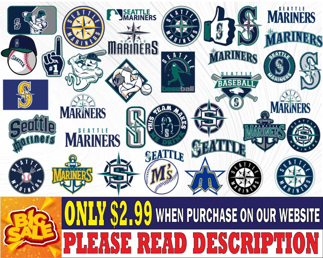 Seattlemariners Baseball Team Svg Seattlemariners Svg Etsy