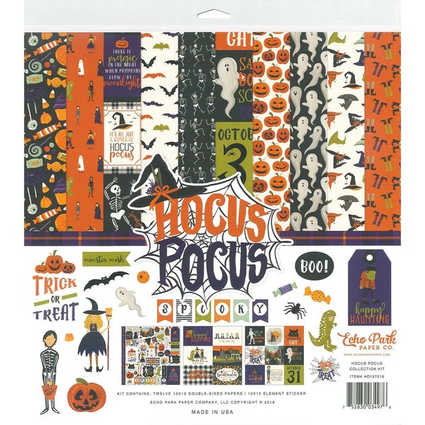 Echo Park Collection Hocus Pocus Collection Kit 12x12"