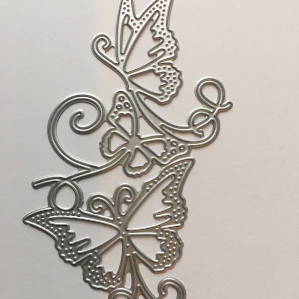 Flowing Butterflies Metal Die