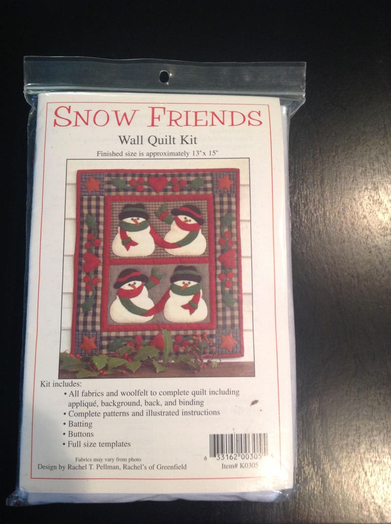 Snow Friends Wall Quilt Kit