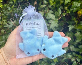 Whale Shark Plush Fidget – (new large design) Pocket Sensory Toy, Weighted