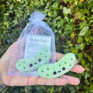 Pocket Pickle Plush Fidget Toy: Pocket-Sized Weighted Sensory Pal