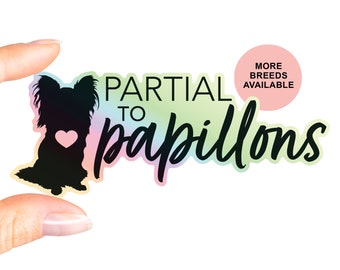 Papillon Holographic Vinyl Sticker
