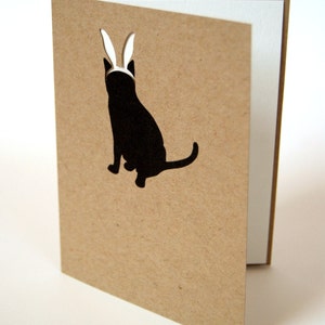Carta di Gatto di Pasqua, Orecchie da Coniglio
