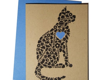 Cat Sympathy Card, Loss of Cat Card, Pet Sympathy Card