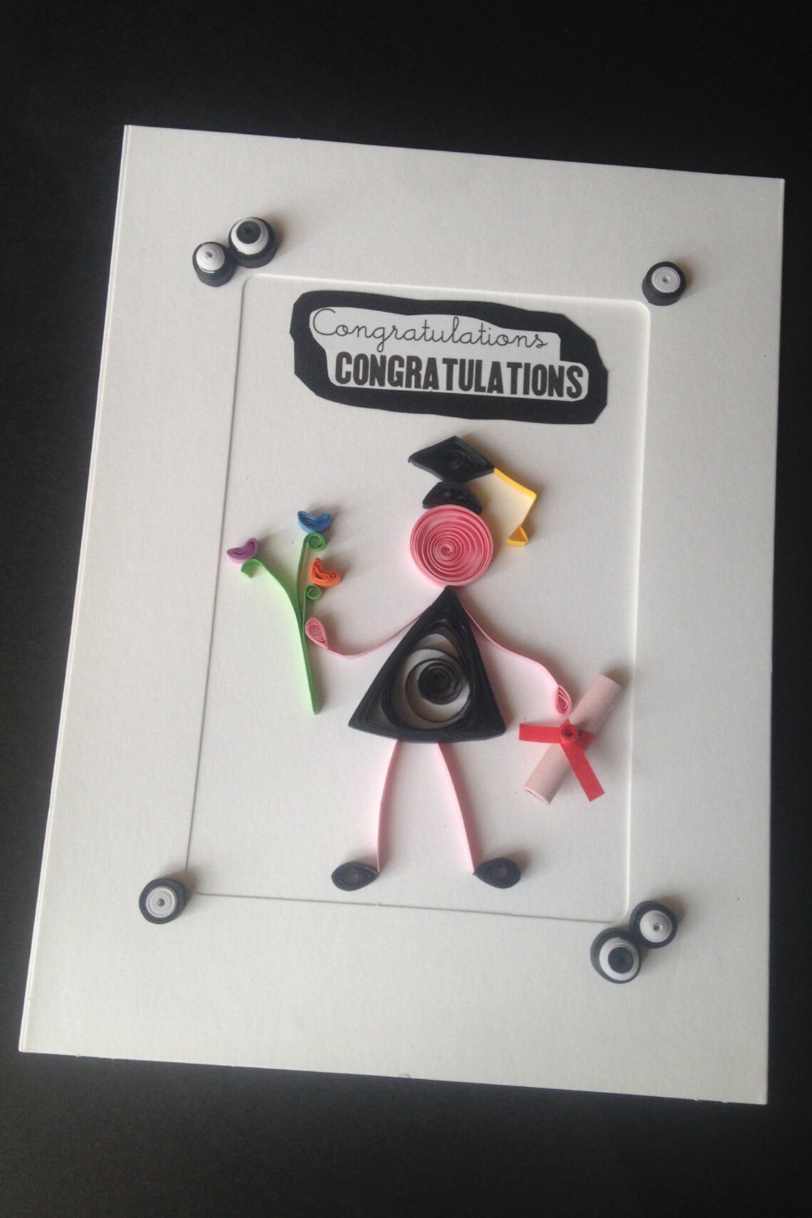 Graduation Cards Graduation Quilling Card Graduation Etsy