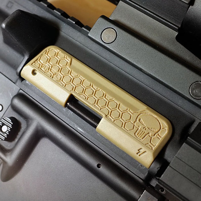AR 223 QD Dust Cover Punisher Tan Etsy