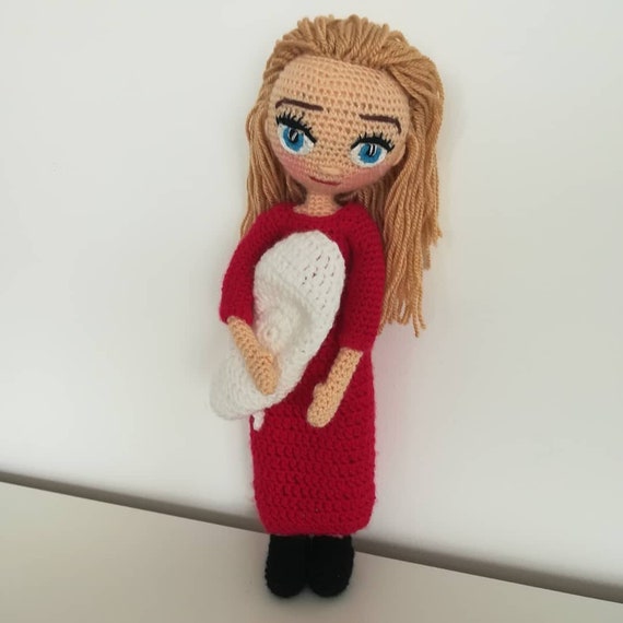 Crochet Handmaid S Tale June Amigurumi Etsy Crochet Handmaid S Tale June Amigurumi Etsy