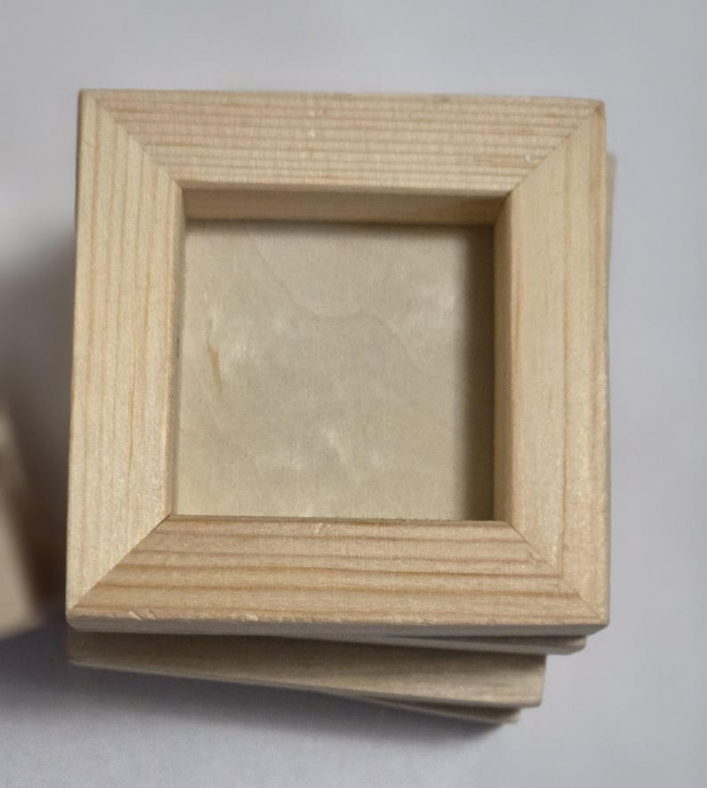 Timber Panel Box Birch Wood Panel Box, 3x3