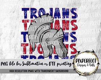 Portsmouth Troans Sublimationsdesign: Glitzer Troian Helm PNG (Digitaler Download
