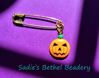 Halloween Jack o' Lantern pin