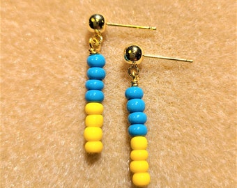 Stand With Ukraine earrings