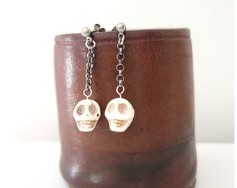 Halloween Skull Earrings