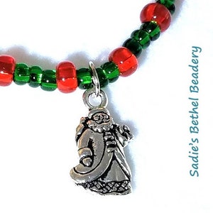 Holiday Bracelet with Santa Charm