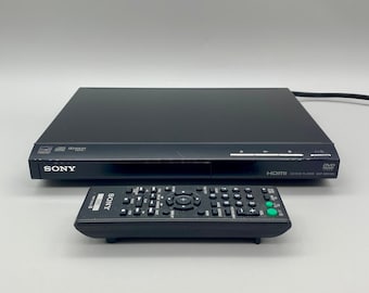 Sony DVP-SR510H dvd cd player with hdmi upscaling, RMT-D197A remote, tested