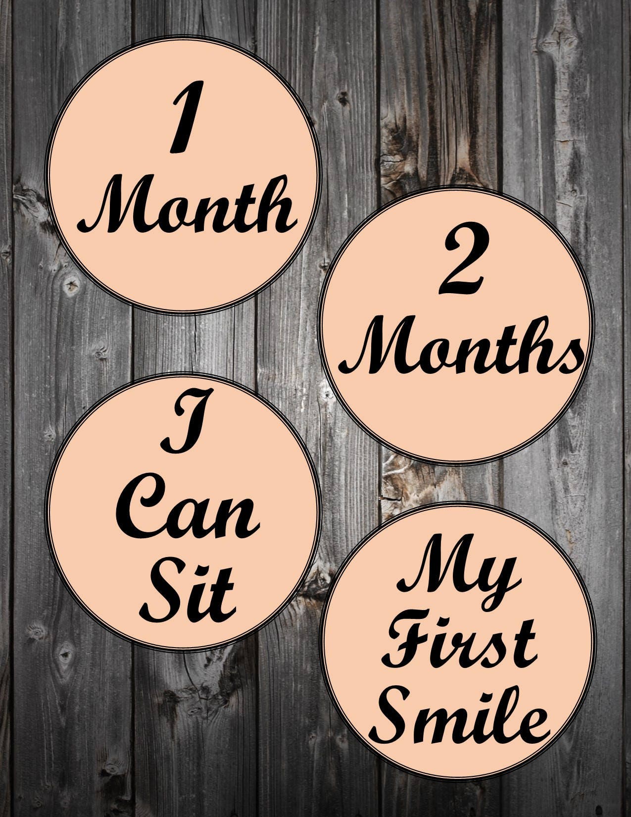 Baby Milestones PDF Instant Download - Etsy