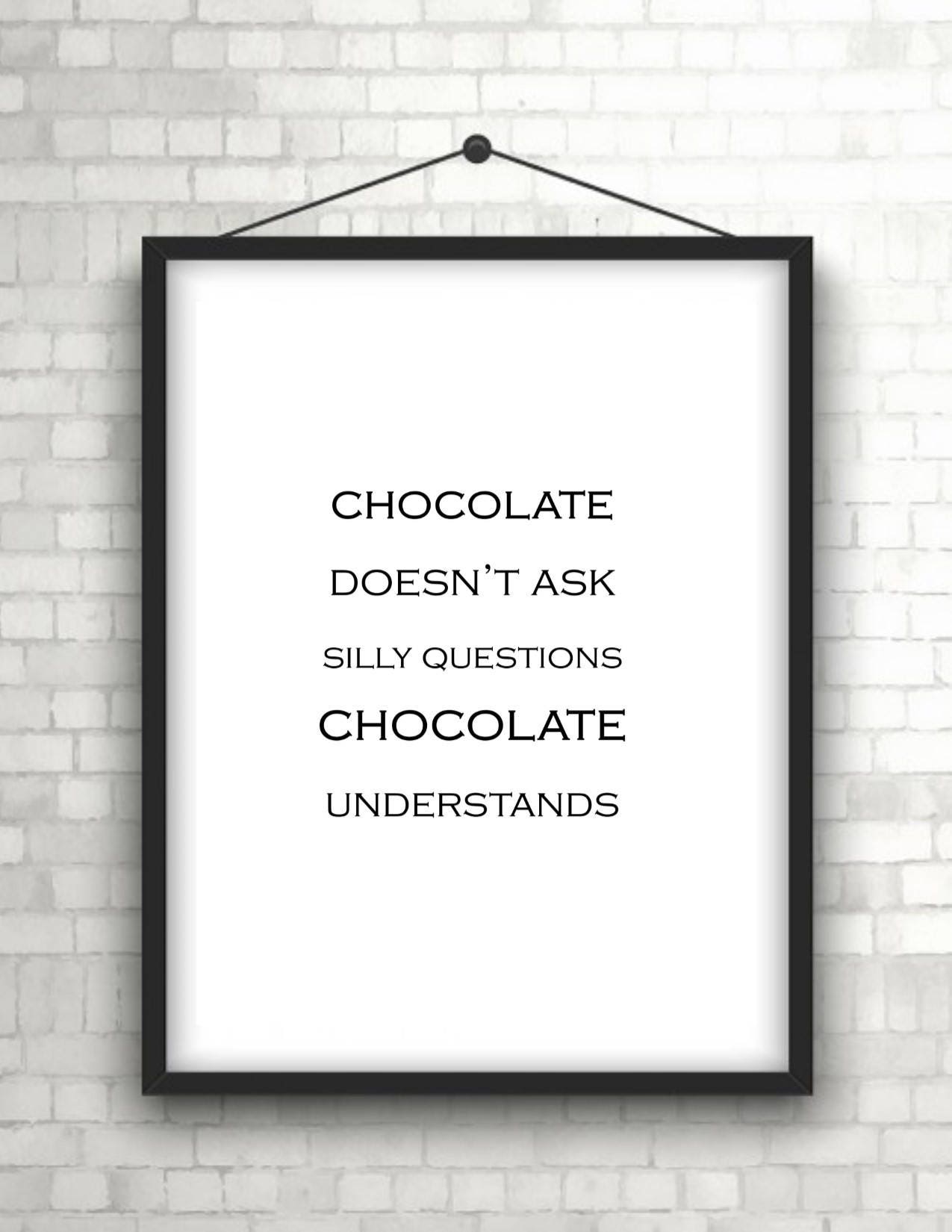 Tazza Da Cioccolata 10oz Con Frase Divertente: 'Non Fare Domande Assurde, Il Cioccolato Capisce' | Adatta Al Microonde | Idea Regalo Umoristica - 2