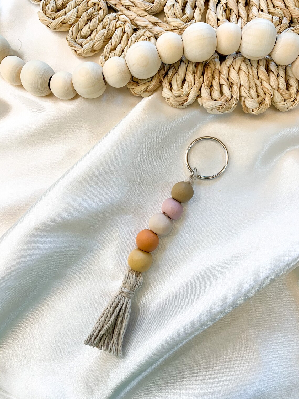 CLAY BEAD KEYCHAIN polymer clay keychain polymer clay Etsy