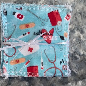 Sustainable Makeup Remover Pads/Reusable Makeup Remover Pads/Nurses/Celebrate Nurses